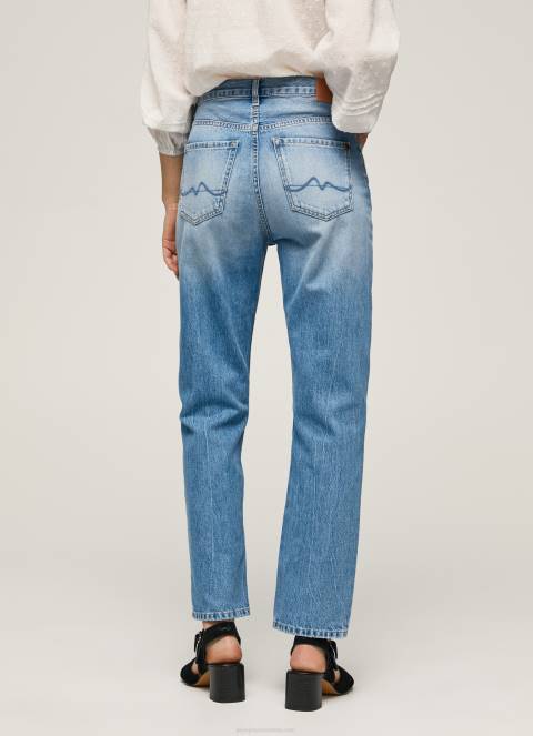 žene traper Celyn regular fit traperice visokog struka Pepe Jeans JZ8H25