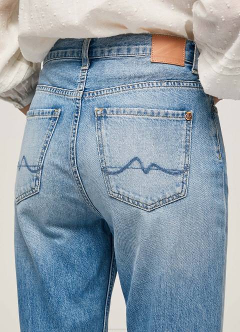 žene traper Celyn regular fit traperice visokog struka Pepe Jeans JZ8H25