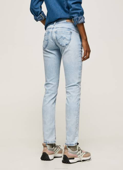 žene traper nove brooke traperice srednjeg kroja Pepe Jeans JZ8H10