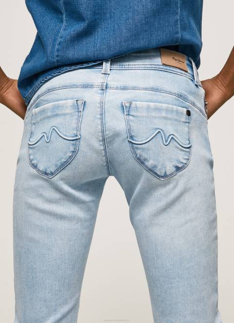 žene traper nove brooke traperice srednjeg kroja Pepe Jeans JZ8H10