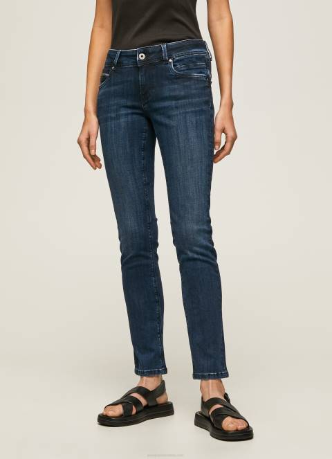 žene traper nove brooke traperice uskog kroja srednjeg struka Pepe Jeans JZ8H35