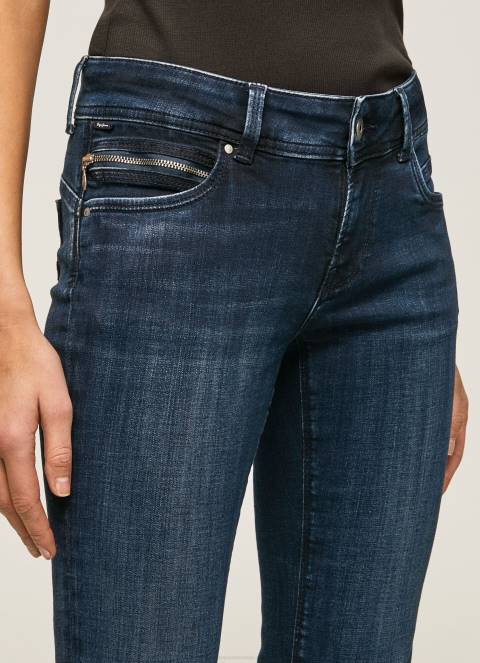 žene traper nove brooke traperice uskog kroja srednjeg struka Pepe Jeans JZ8H35