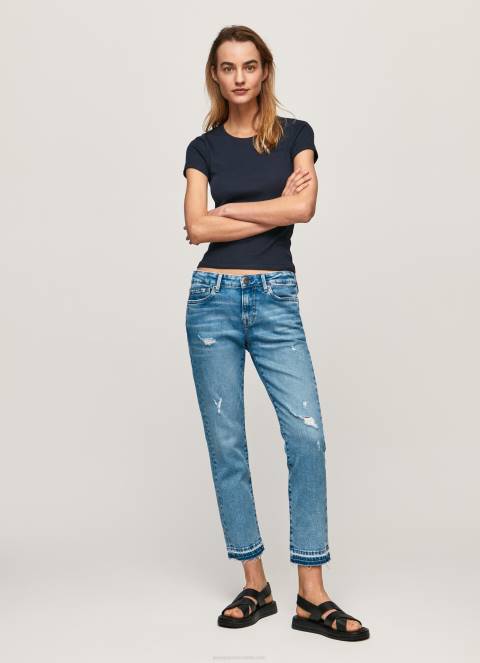 žene traper traperice srednjeg kroja Jolie Pepe Jeans JZ8H29