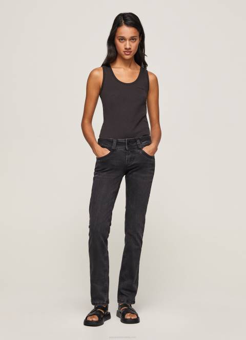 žene traper traperice srednjeg kroja gen Pepe Jeans JZ8H26