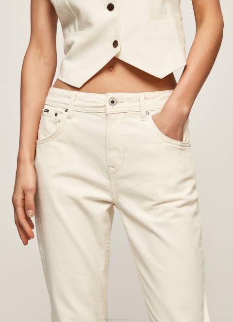 žene traper ljubičaste mom carrot fit traperice visokog struka Pepe Jeans JZ8H93