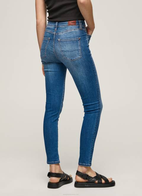 žene traper dion uske traperice visokog struka Pepe Jeans JZ8H41