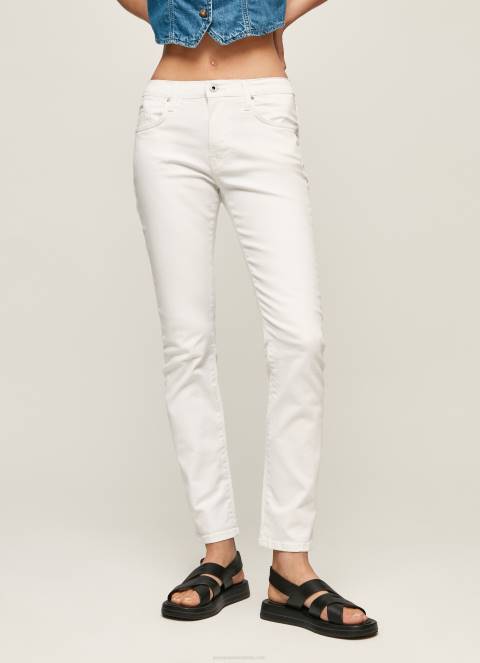 žene traper grace slim fit traperice visokog struka Pepe Jeans JZ8H76