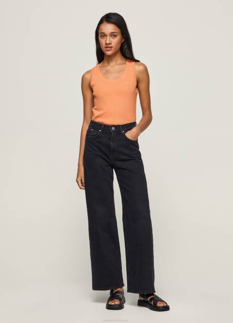 žene traper lexa traperice visokog struka širokog kroja Pepe Jeans JZ8H73