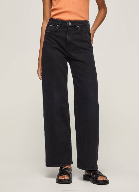 žene traper lexa traperice visokog struka širokog kroja Pepe Jeans JZ8H73