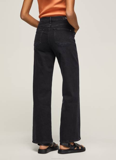 žene traper lexa traperice visokog struka širokog kroja Pepe Jeans JZ8H73