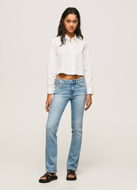 žene traper piccadilly traperice srednjeg kroja Pepe Jeans JZ8H72