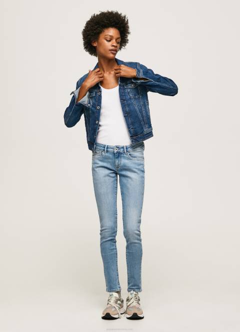 žene traper pixie traperice srednjeg kroja uskog kroja Pepe Jeans JZ8H42