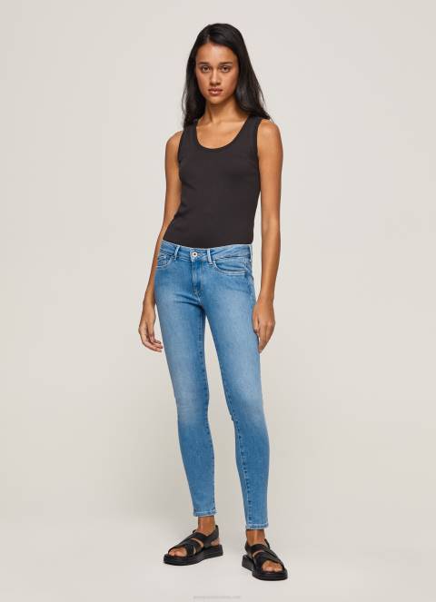 žene traper pixie traperice srednjeg kroja uskog kroja Pepe Jeans JZ8H51