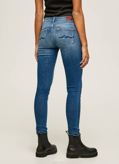 žene traper pixie uske traperice srednjeg kroja Pepe Jeans JZ8H54