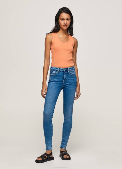 žene traper regent skinny fit traperice visokog struka Pepe Jeans JZ8H58