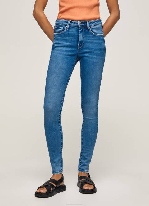 žene traper regent skinny fit traperice visokog struka Pepe Jeans JZ8H58
