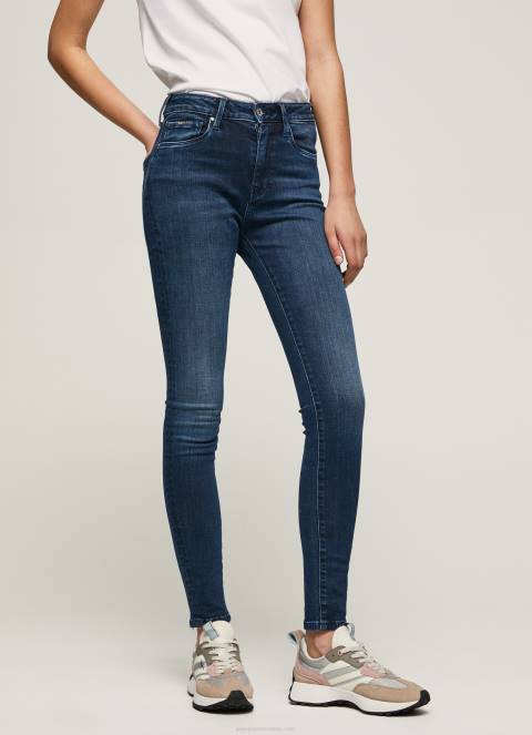 žene traper regent uske traperice visokog struka Pepe Jeans JZ8H45