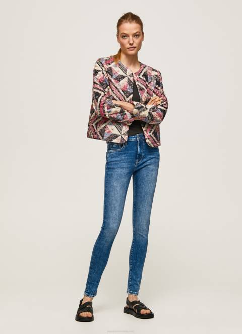 žene traper regent uske traperice visokog struka Pepe Jeans JZ8H46