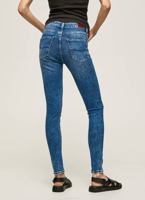 žene traper regent uske traperice visokog struka Pepe Jeans JZ8H46