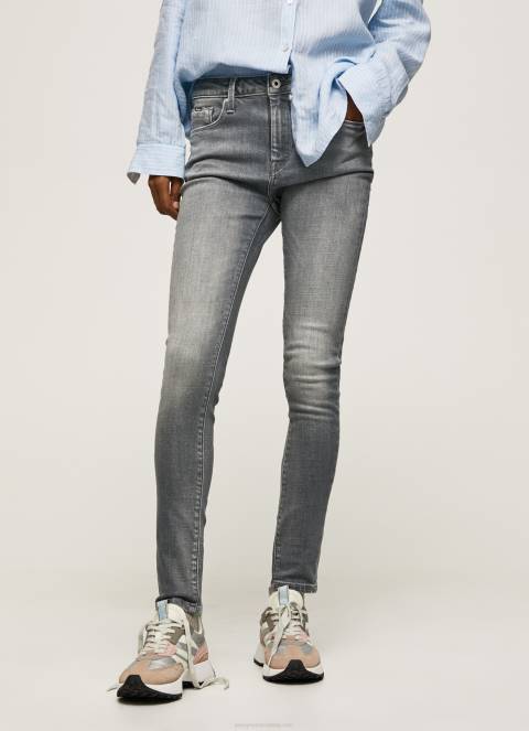 žene traper regent uske traperice visokog struka Pepe Jeans JZ8H47