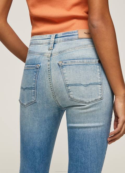 žene traper regent uske traperice visokog struka Pepe Jeans JZ8H52