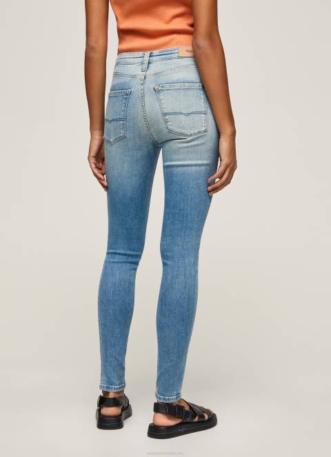 žene traper regent uske traperice visokog struka Pepe Jeans JZ8H52