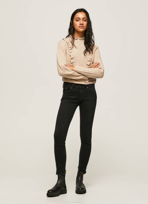 žene traper soho slim fit traperice srednjeg struka Pepe Jeans JZ8H56