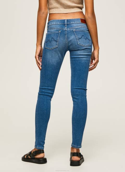 žene traper soho uske traperice srednje visine Pepe Jeans JZ8H48