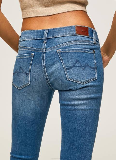 žene traper soho uske traperice srednje visine Pepe Jeans JZ8H48