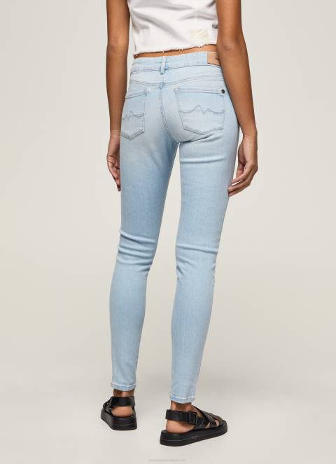 žene traper soho uske traperice srednje visine Pepe Jeans JZ8H53