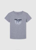 dječak bjelilo plavo osnovna majica s logom Pepe Jeans JZ8H1637 - Slika 5