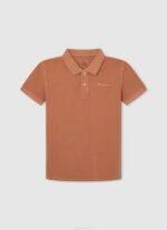 dječak bjelilo plavo pike polo majica s izvezenim logotipom Pepe Jeans JZ8H1658 - Slika 3