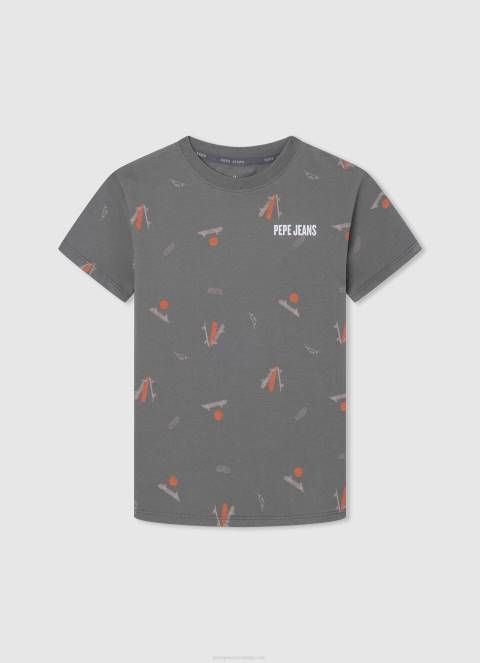 dječak lijevanje majica s printom logotipa Pepe Jeans JZ8H1642 - Slika 5