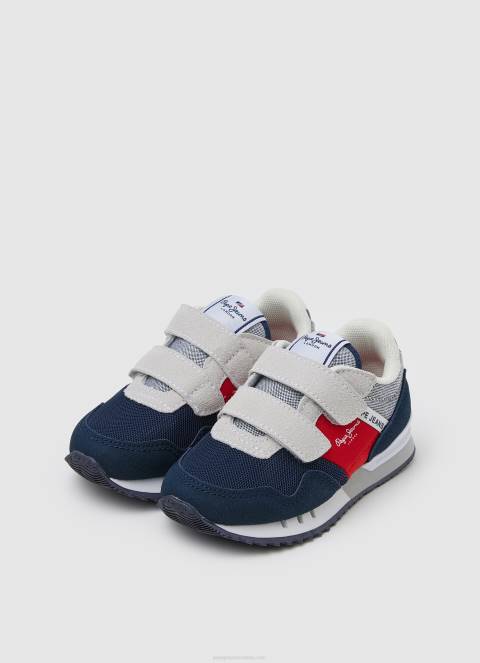 dječak mornarica london brighton tenisice za trčanje Pepe Jeans JZ8H1535 - Slika 3
