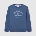 dječak ozzy pamučni džemper s otisnutim logotipom Pepe Jeans JZ8H1593