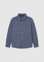 dječak prljavo bijelo javorova košulja s mao ovratnikom Pepe Jeans JZ8H1671 - Slika 4