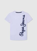 dječak prljavo bijelo majica s printom logotipa Pepe Jeans JZ8H1620 - Slika 4