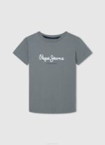 dječak sjaj majica s printom logotipa Pepe Jeans JZ8H1611 - Slika 3