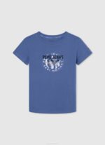 dječak sjaj osnovna majica s logom Pepe Jeans JZ8H1636 - Slika 5