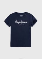 dječak studio crvena osnovna majica s logom Pepe Jeans JZ8H1625 - Slika 5