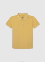 dječak tikvica naranča izblijedjela pique polo majica Pepe Jeans JZ8H1668 - Slika 5