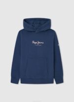 dječak tikvica naranča izblijedjeli džemper s kapuljačom Pepe Jeans JZ8H1583 - Slika 4