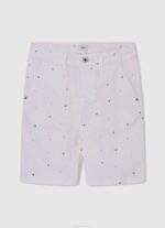 dječak tikvica naranča kratke chino hlače uobičajenog kroja Pepe Jeans JZ8H1692 - Slika 5
