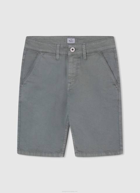 dječak tikvica naranča sportske kratke hlače color block Pepe Jeans JZ8H1698 - Slika 4
