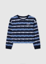 djevojka dulwich pamučni džemper s izblijedjelim prugama Pepe Jeans JZ8H1408