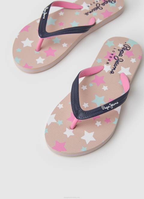 djevojka mornarica dorset stars japanke za plažu Pepe Jeans JZ8H1351 - Slika 3