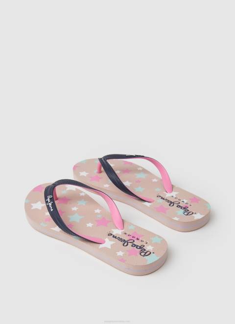 djevojka mornarica dorset stars japanke za plažu Pepe Jeans JZ8H1351 - Slika 4