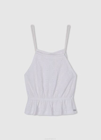 djevojka mousse majica bez rukava s otvorenim detaljima Pepe Jeans JZ8H1438