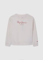 djevojka mousse pamučni džemper s otisnutim logotipom Pepe Jeans JZ8H1404