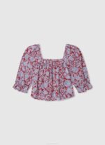 djevojka multi vrh sheily kariranog printa Pepe Jeans JZ8H1419 - Slika 4